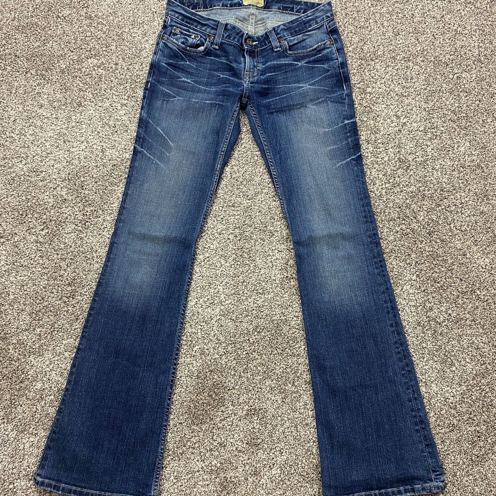 bke jeans womens 31X33 low rise bootcut cowgirl fade cowgirl med wash